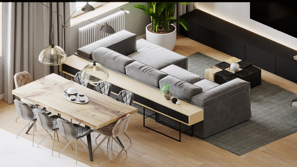 Квартира в современном стиле в ЖК "Богемия"