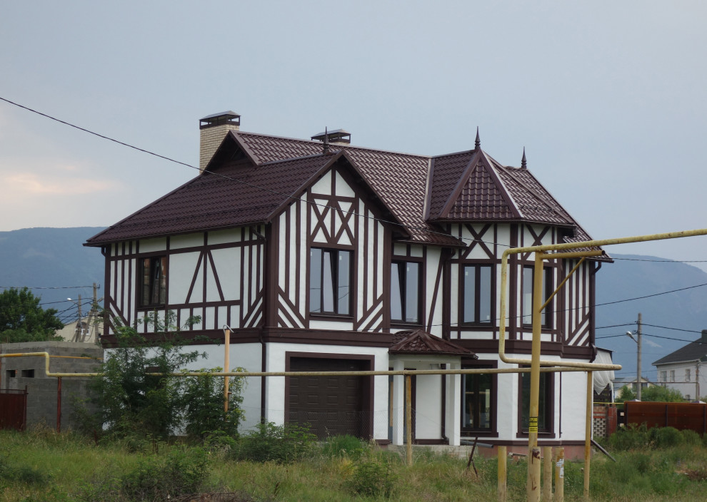 Оформление фасада. Жилой дом.