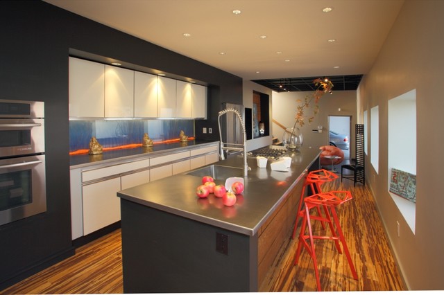 Aquarium Backsplash Pittsburgh Modern Kitchen Other By
