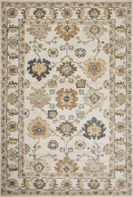 Loloi Tamryn Tam-03 Traditional Rug, Ivory/Multi, 7'10