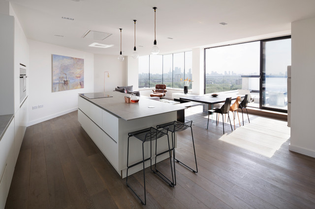 Kitchen with a view contemporaneo-cocina