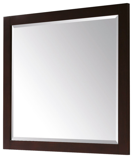 Avanity Lexington Mirror in Light Espresso finish Transitional