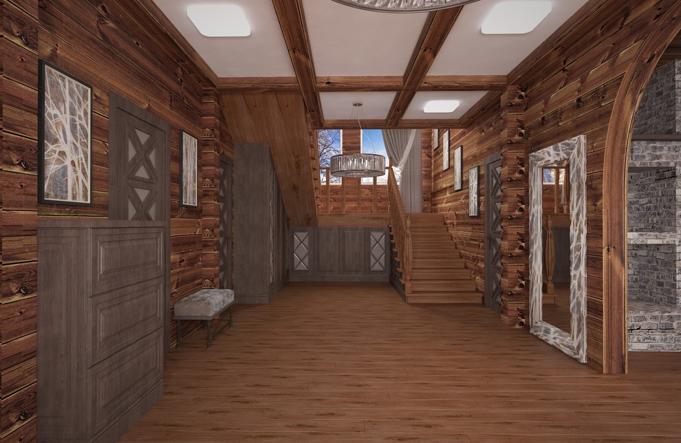 Деревянный дом в стиле "Шале" в д.Завидово Тверской области