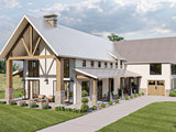 Farmhouse Exterior by America's Best House Plans