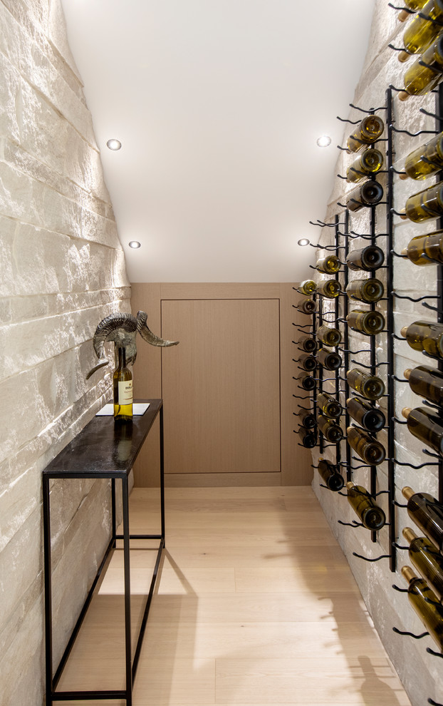 Design ideas for a country wine cellar in Vancouver.