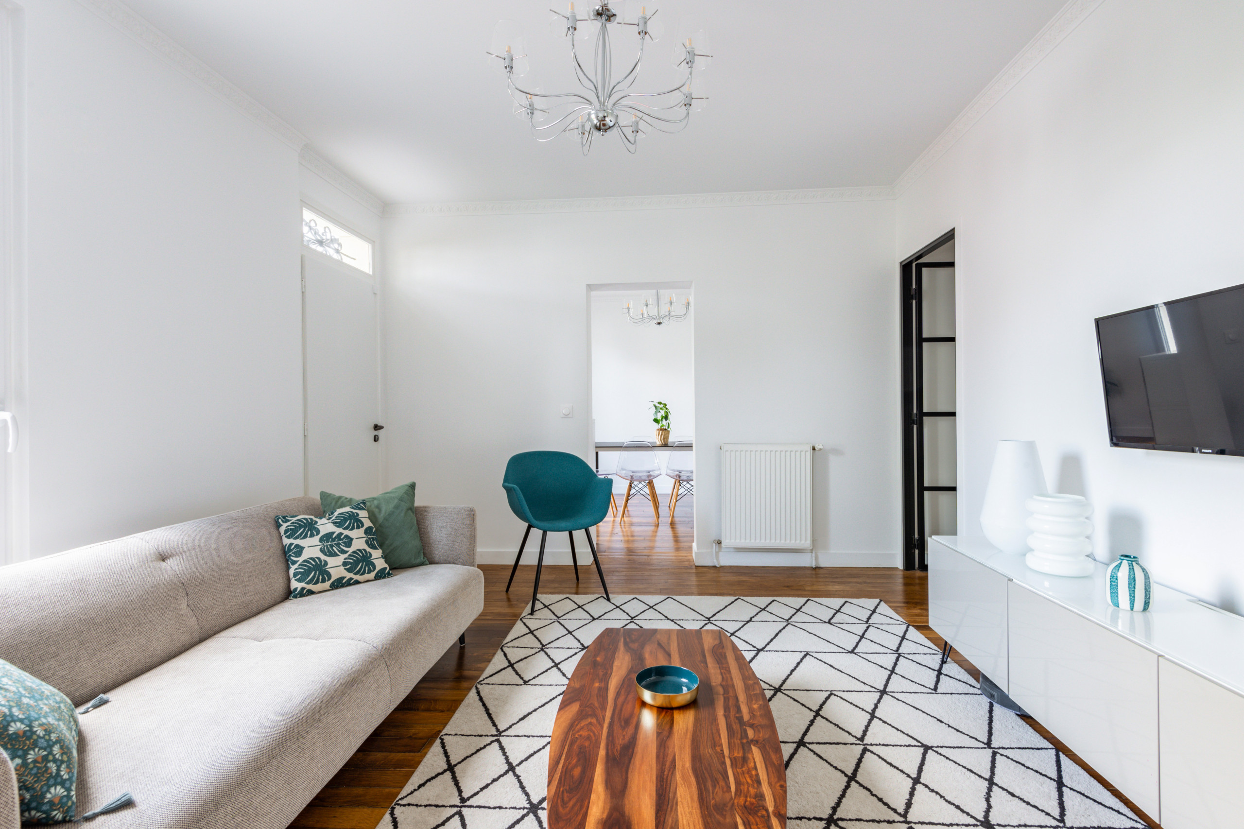 Une maison de ville entièrement rénovée
