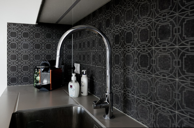 Duplex | Stephanie Kasel Interiors contemporary-kitchen