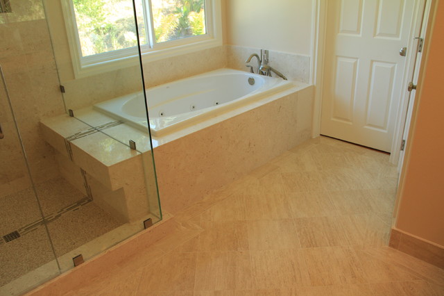 master bathroom  remodel  complete with jacuzzi  tub large 