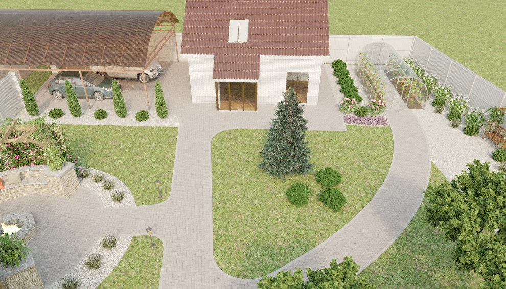 Ландшафт загородного дома