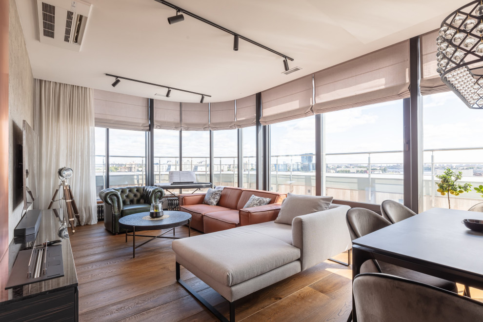 Пентхаус в стиле лофт реализация