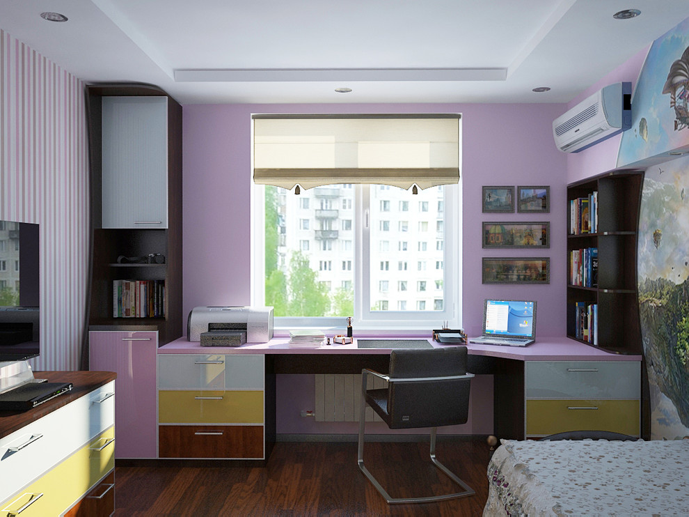 Визуализация комнаты девочки 19 м2