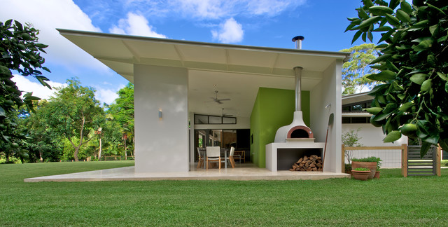 Possum Creek House trendy-hus-og-facade