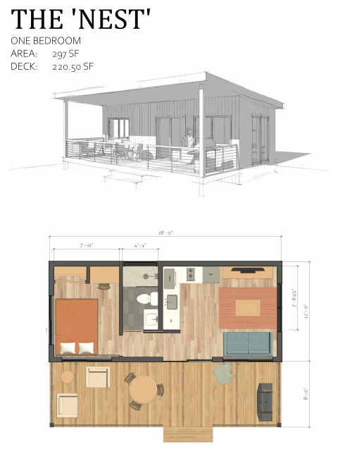 Tiny Home Development transitional-floor-plan