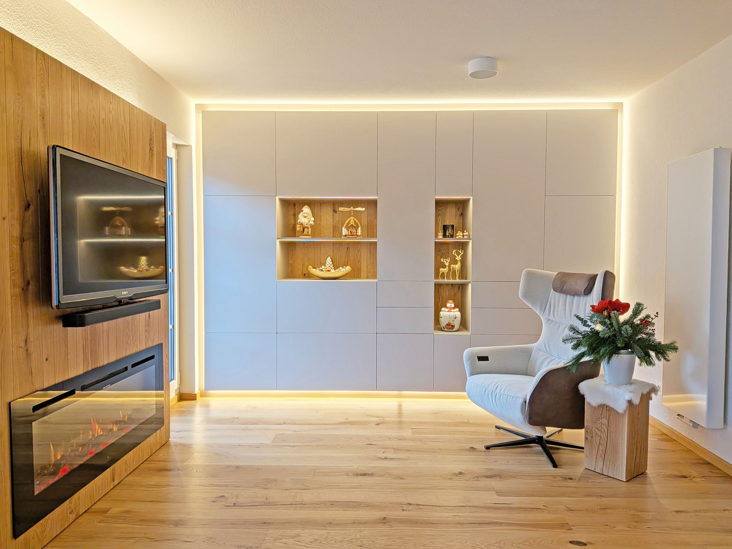 Wohnraum im Chaletstil