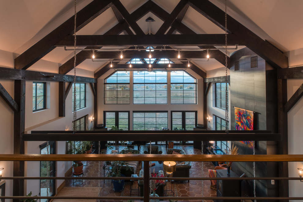 Home design - eclectic home design idea in Denver