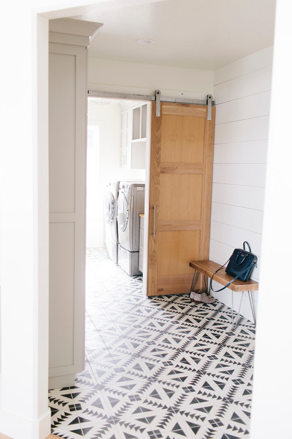 Mapleton New Build transitional-laundry-room