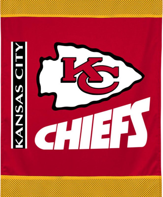 NFL Kansas City Chiefs Football Logo Wall Hanging Accent