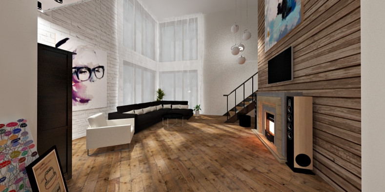 Гостинная в коттедже, Владимир