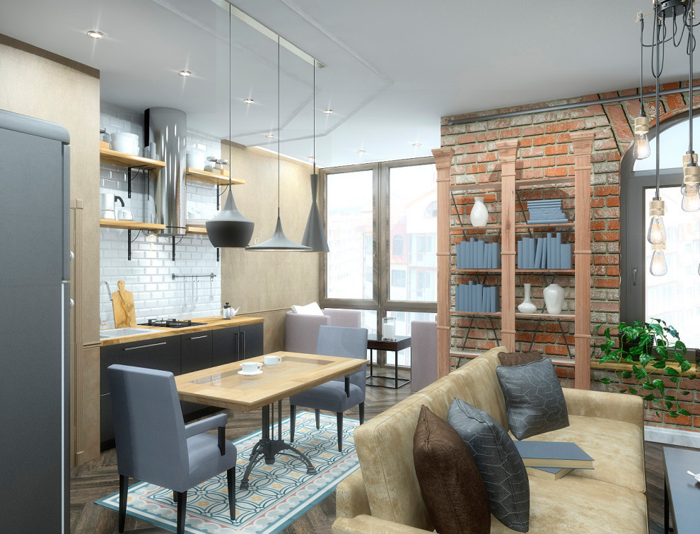 Квартира в стиле лофт