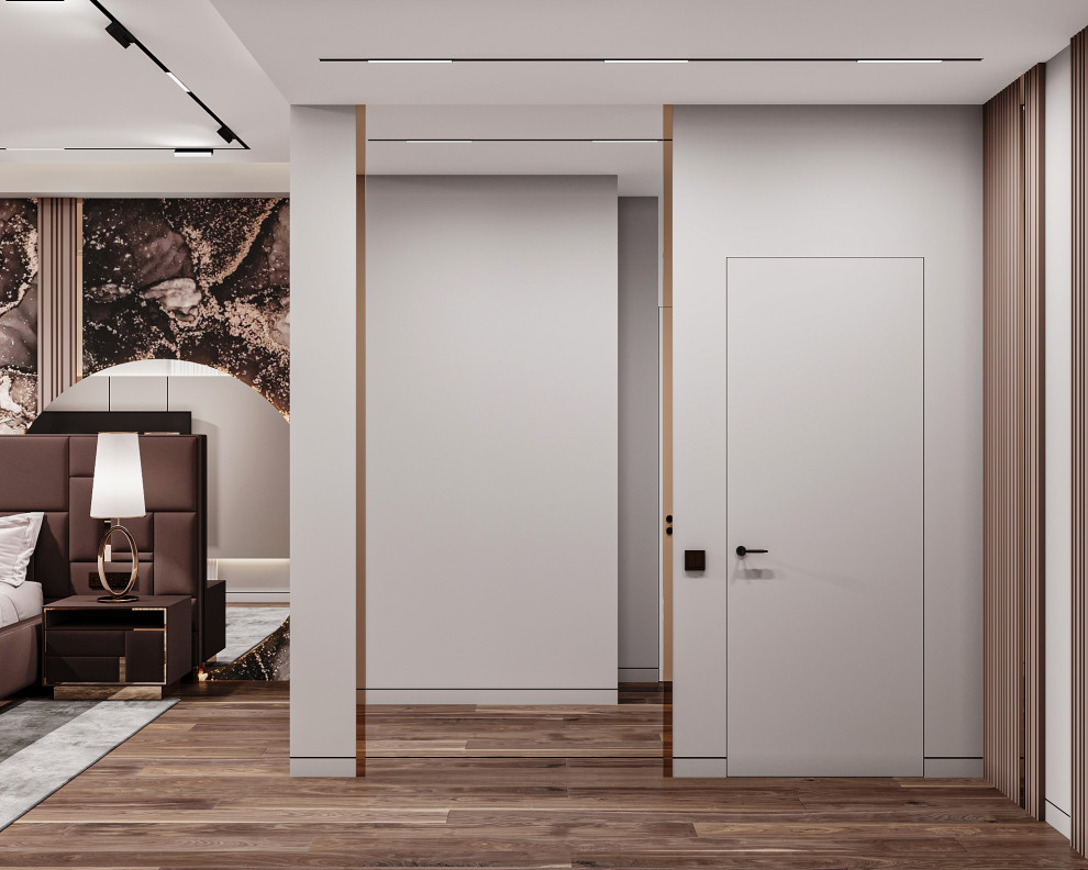 спальня с рабочим местом