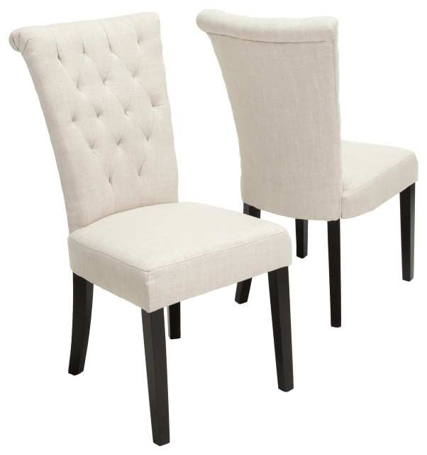 light beige dining chairs