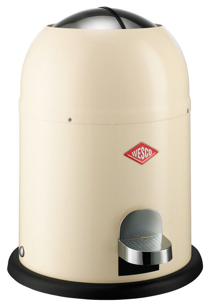 Wesco Single Master Waste Can, Almond
