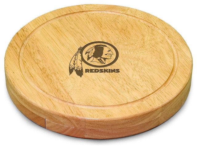 Washington Redskins Circo Cheese Board in Natural Wood
