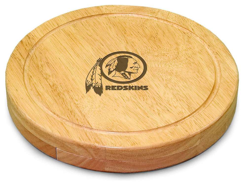 Washington Redskins Circo Cheese Board in Natural Wood