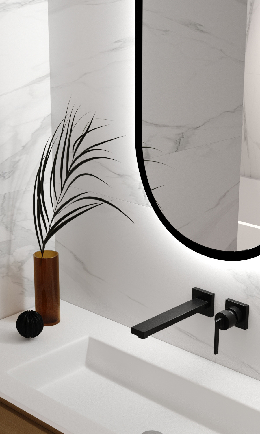 Дизайн проект ванной комнаты г.Котово