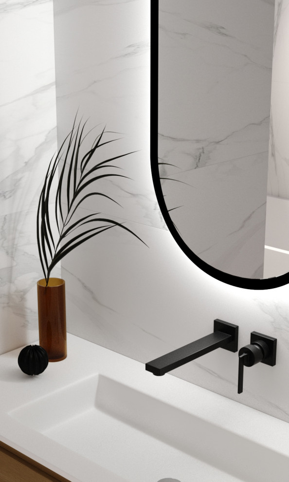 Дизайн проект ванной комнаты г.Котово