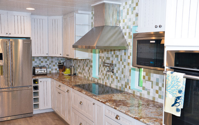 Wavecrest Beach House Coastal Kitchen Orlando By Total Home   Home Design 