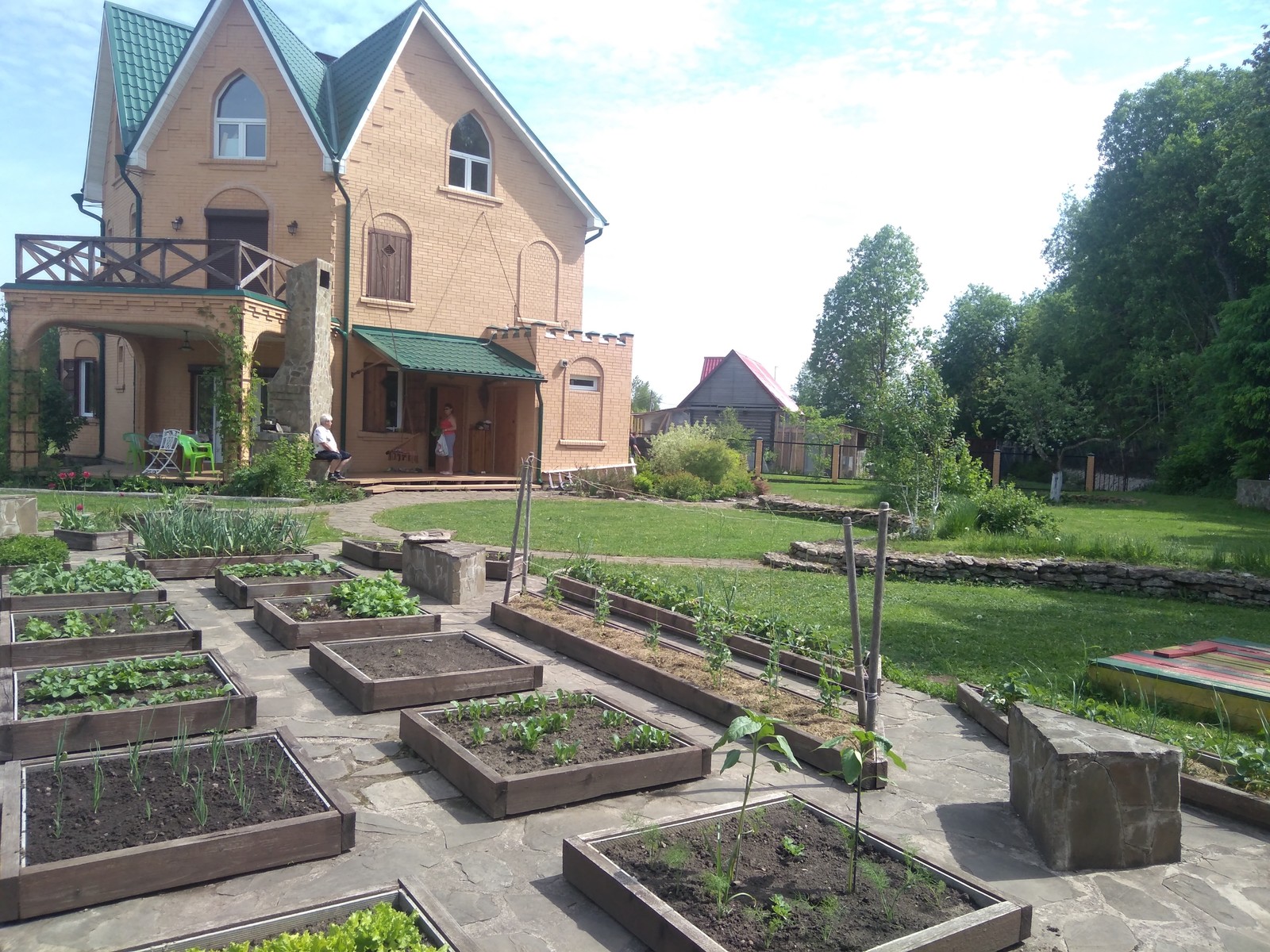 Фотографии готовых садов