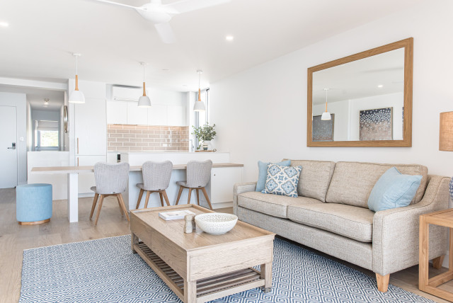 Fairshore Penthouse beach-style-living-room