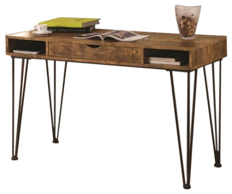 Coaster Mid Century Modern Writing Desk Industrial Desks And