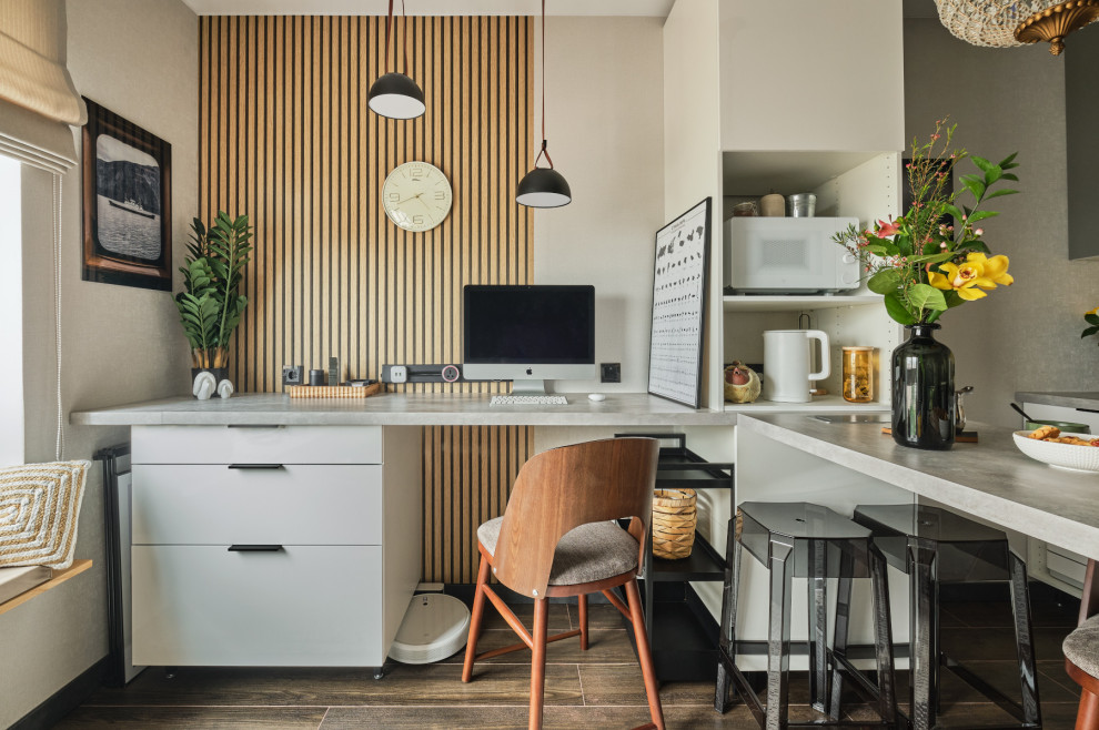 Интерьерная съёмка студии 19 кв.м. на Братиславской (Москва)