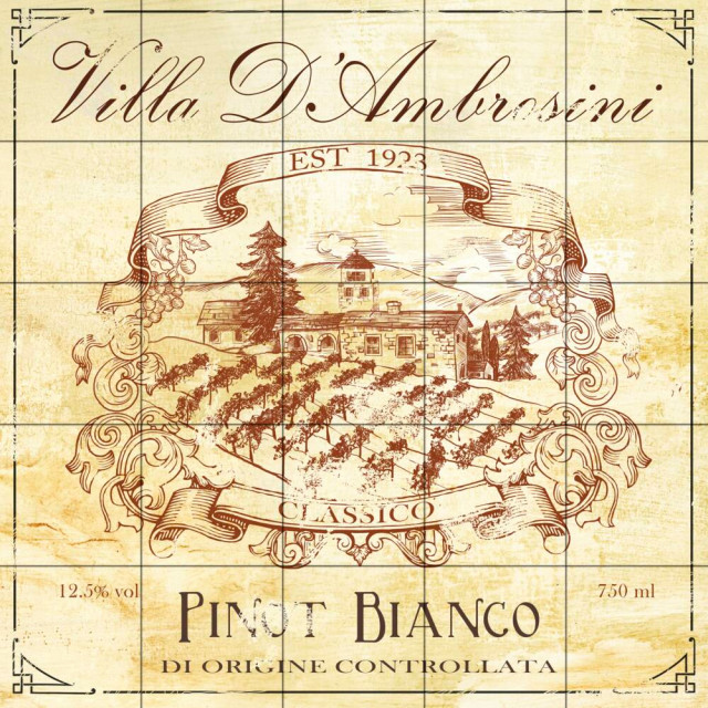 Tile Mural Kitchen Backsplash Wine Cellar I by Fiona StokesGilbert, 30