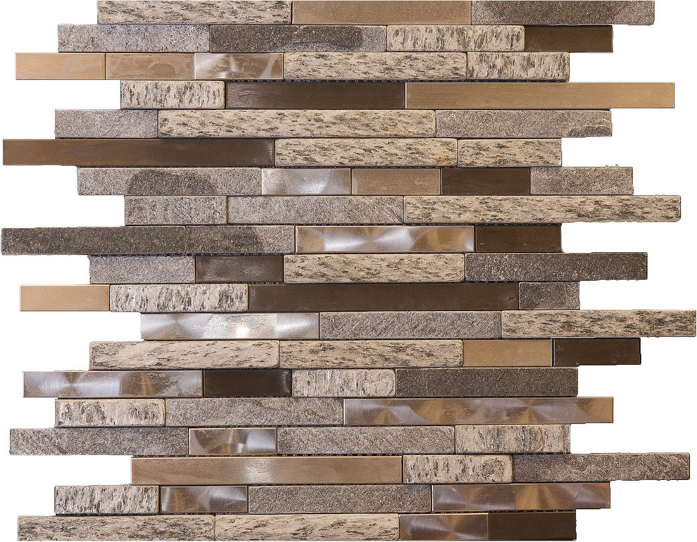 Fault Line Mosaic, Shadow Mountain, Sample - Contemporary - Mosaic Tile ...