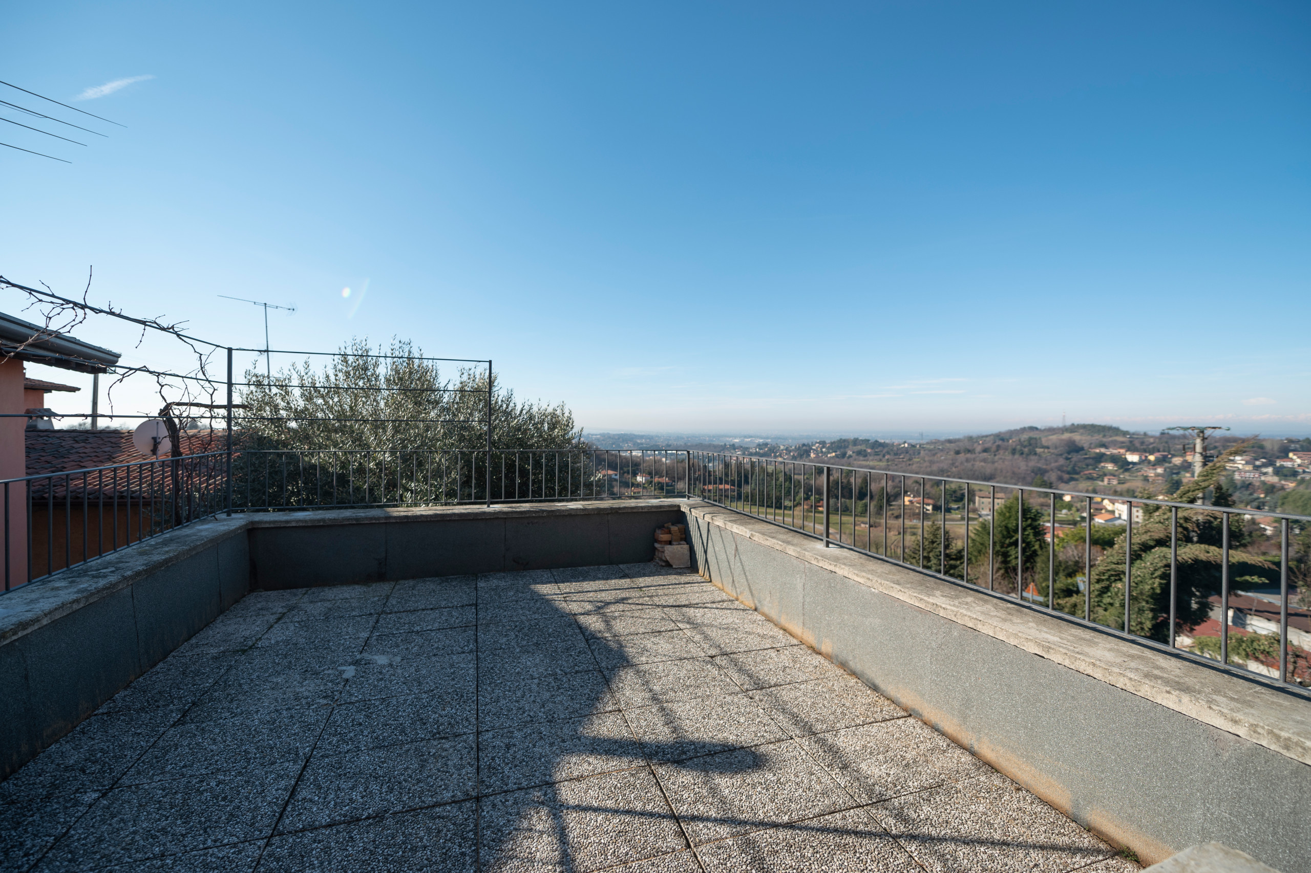 La terrazza con la sua vista