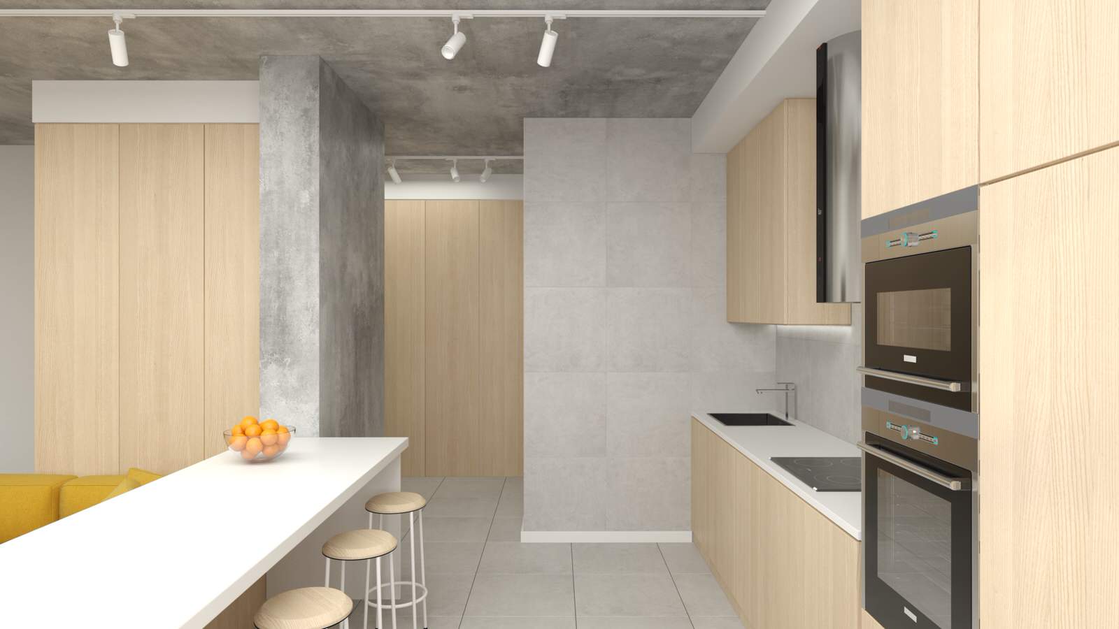 Серые тона в интерьере - современно и стильно