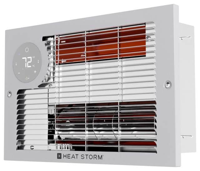 Heat Storm 1500 Watt Electric InWall Heater with WIFI Modern Space