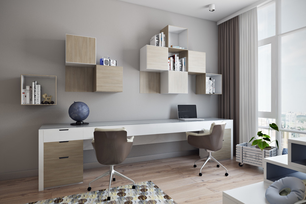 Дизайн интерьера "Многоликость серого"