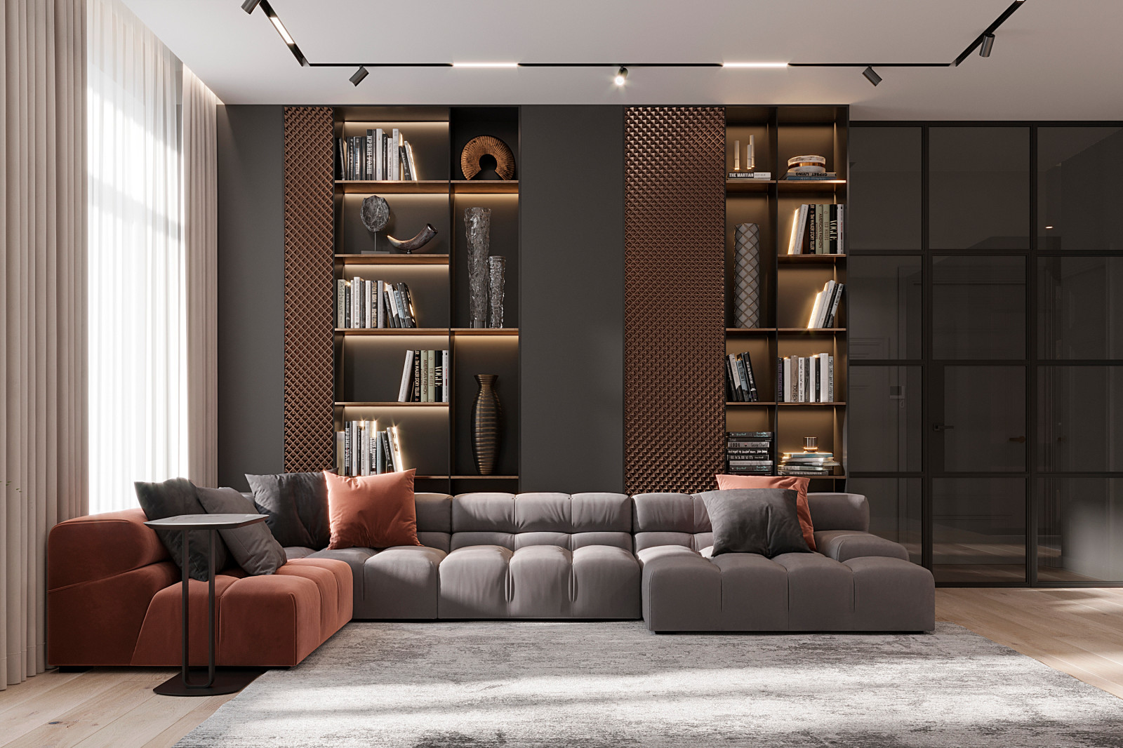 Дизайн-проект квартиры в КД «Дом Философа» 108 кв.м