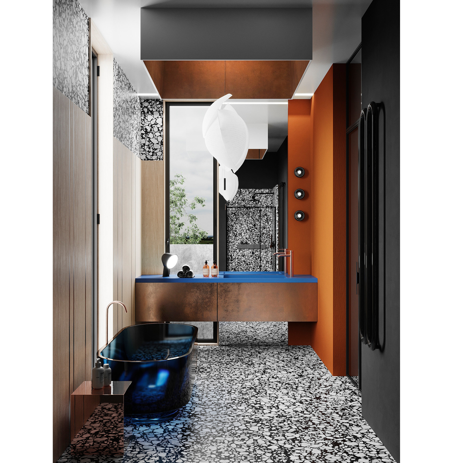 голубая ванна