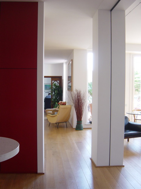 Appartement avec terrasse &agrave; Rome contemporary-family-room
