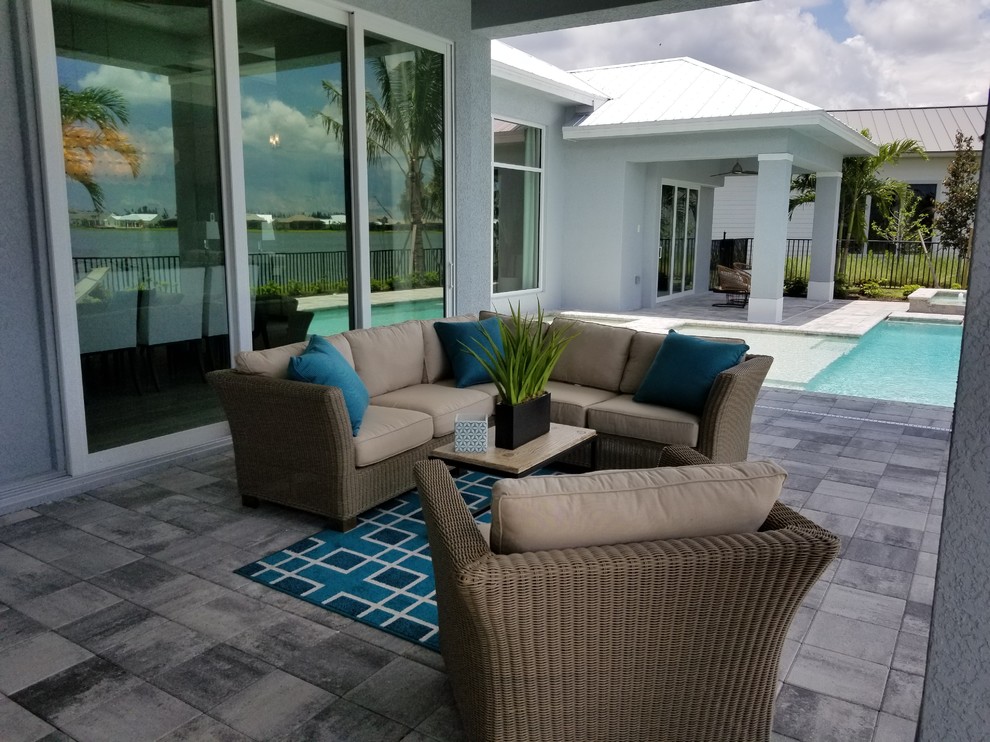 Photo of a beach style patio in Other.