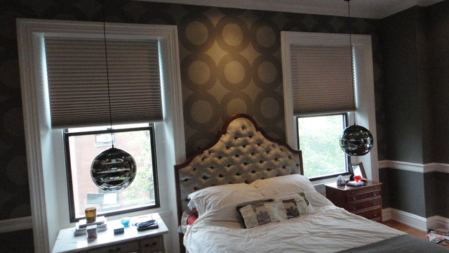 Philadelphia Brownstone modern-schlafzimmer