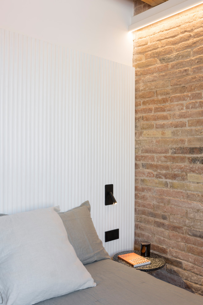 Design ideas for a mediterranean bedroom in Barcelona.