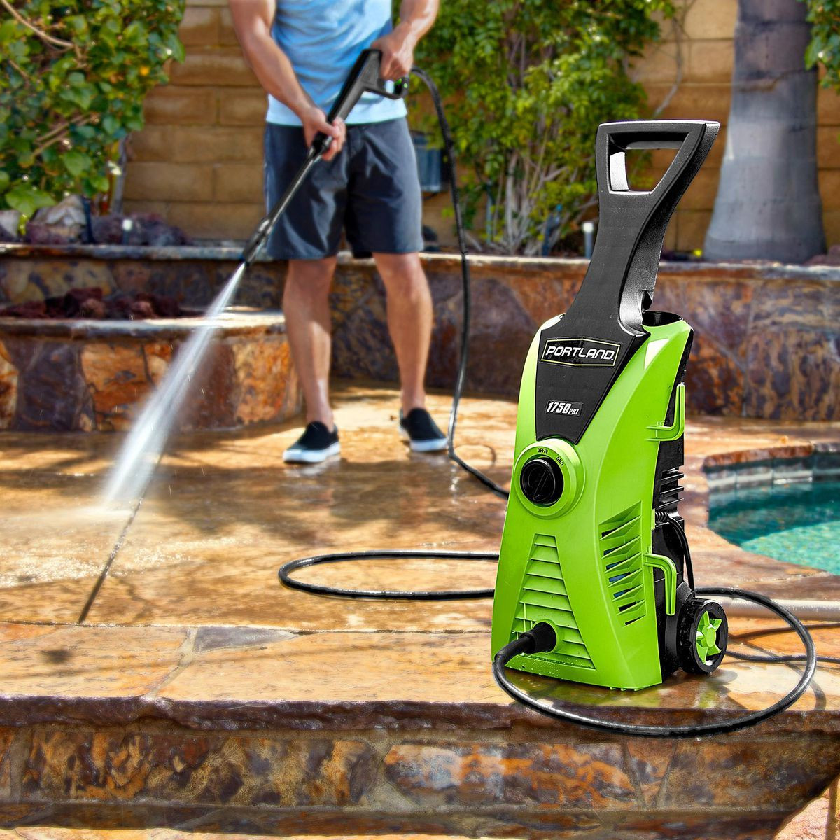PORTLAND 1750 PSI, 1.3 GPM Corded Electric Pressure Washer