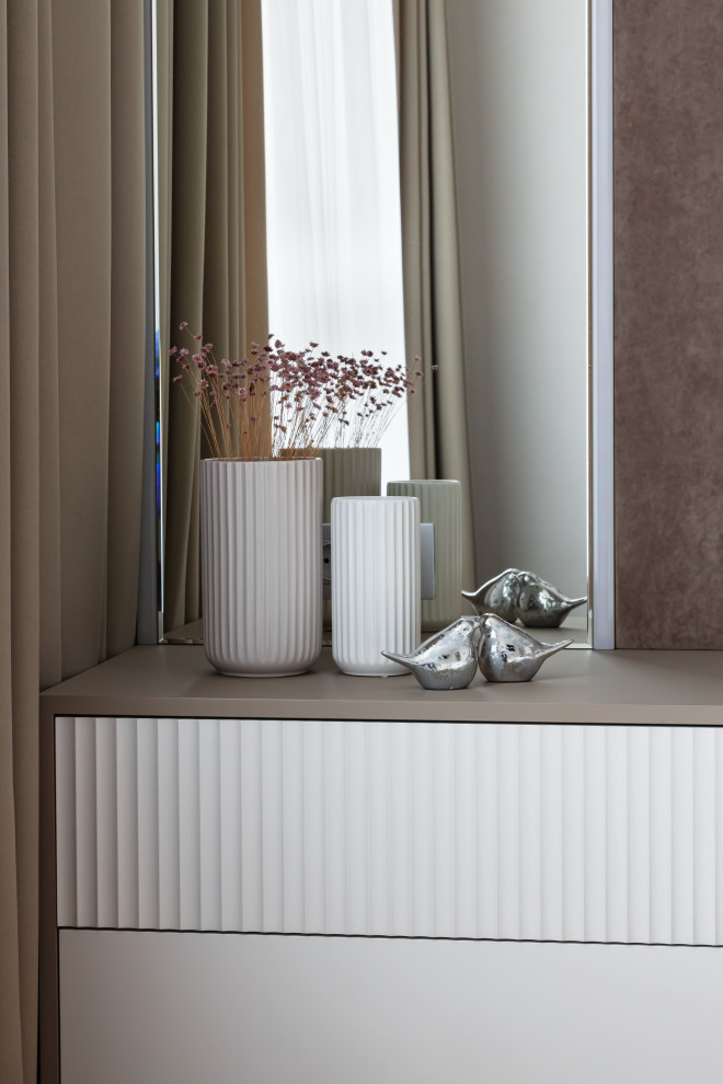 Нежная спальня в ЖК Макаровский