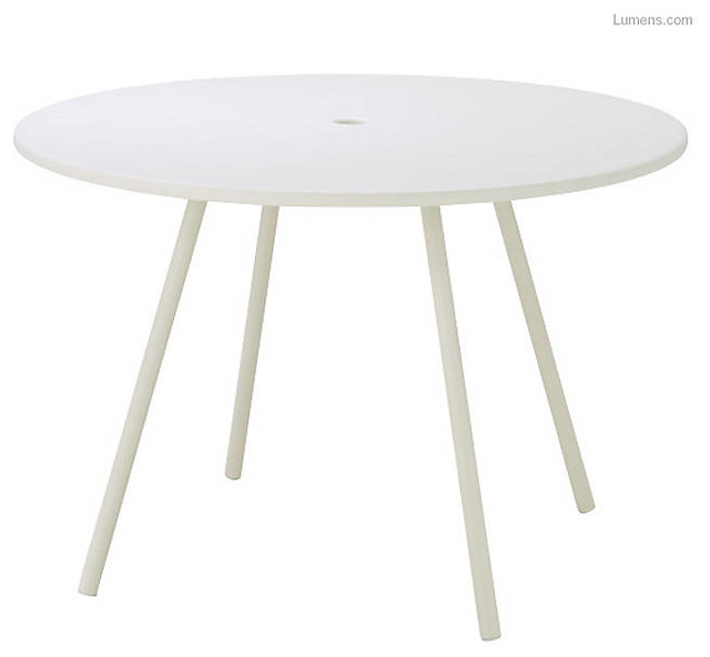 Cane-Line Area Round Dining Table, White